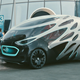 Illustration for article titled The Mercedes-Benz Vision Urbanetic Is a One-Size-Fits-All-Use Autonomous Box of the Future